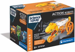 Clementoni kit de construcción de robot - juguete STEM - robot Runner - desde 8 años
