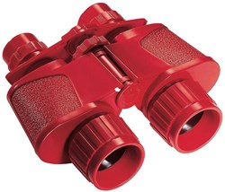 Navir prismáticos rojos Super 40 - prismáticos infantiles con correa