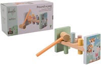 Jouéco banco de martillo de madera - juguete educativo para niños pequeños