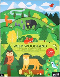 Petit Collage set de pegatinas juguete - Pegatinas animales del bosque Wild Woodland