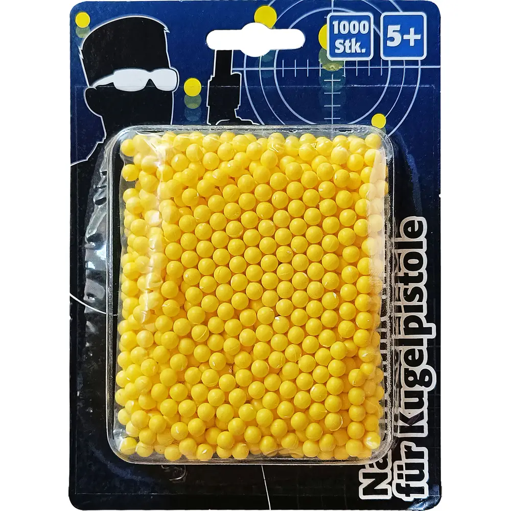 Vedes Balas - Munición de plástico para pistola de bolas - 1000 piezas amarillo