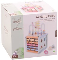 Jouéco cubo de actividades de madera The Wildies Family juguete educativo-3