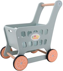 Johntoy carrito de compras de madera juguete - Jouéco - certificado FSC