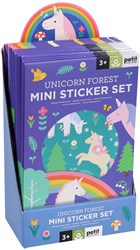 Petit Collage set de pegatinas unicornios reutilizables - juguete creativo