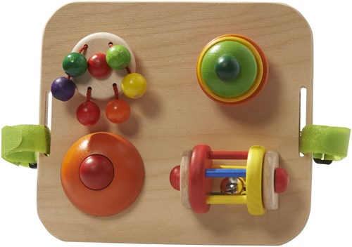 nic tablero de juego juguete de actividad de madera multicolor babybox