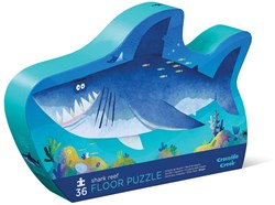 Crocodile Creek puzzle en forma de tiburón Shark Reef - 36 piezas