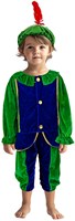 Pietenpak disfraz infantil verde azul 110-116 cm traje