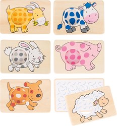 Goki Juego de memoria animales - juego educativo de cartas para niños