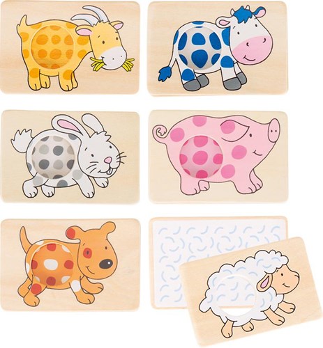 Goki Juego de memoria animales - juego educativo de cartas para niños