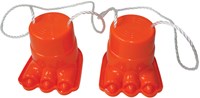 Playfun zancos juguete pata naranja set de 2 para niños