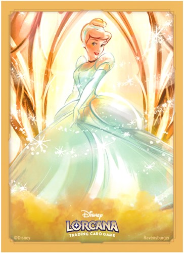 Disney Lorcana fundas para cartas Cinderella - 65 sleeves - accesorio TCG-3