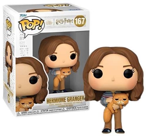 Funko figura Harry Potter Hermione Granger con Crookshanks - coleccionable-3