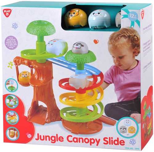 Playgo Pista de Bolas Jungla - Juguete de Jungla con Animales