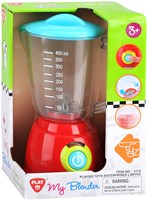 Playgo licuadora de juguete con luz y accesorios de frutas - juguete cocina