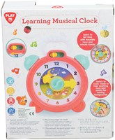Playgo reloj educativo juguete con música y fondo animado-3