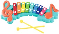 Play Xilófono juguete con notas musicales - instrumento musical colorido-2