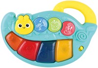Play teclado bebé oruga piano juguete con luces y sonidos-2