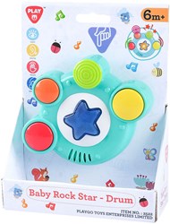 Play babydrum rockstar tambor - juguete musical para bebés y niños pequeños