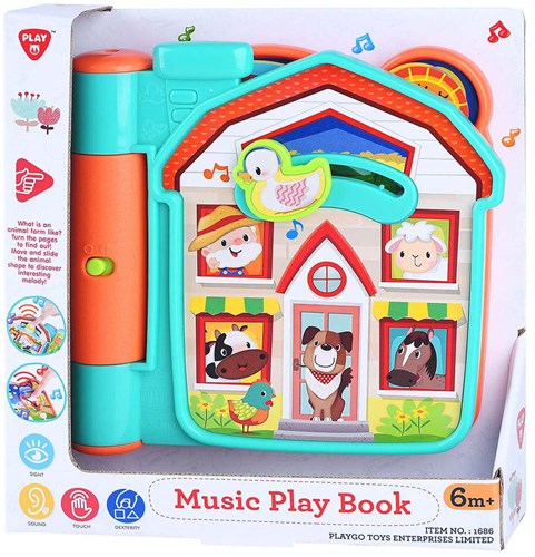 Play libro de sonidos granja libro interactivo para bebés con música