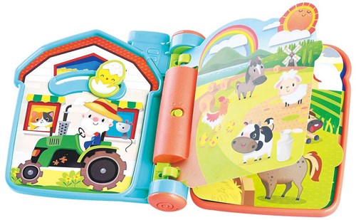 Play libro de sonidos granja libro interactivo para bebés con música-2