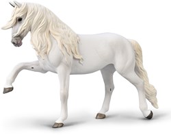 Collecta caballo Lipizzano yegua XL figura de juego pintada a mano blanca