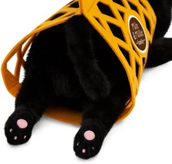 Orange Toys gato de peluche Milo negro 35 cm juguete suave