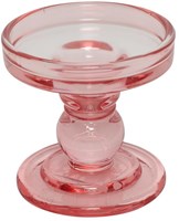 Countryfield candelabro rosa oscuro decoración 8,5x8,5x8,5cm