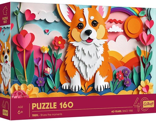 Trefl puzzle 160 piezas - 40th anniversary puzzle - Little dog - FSC Mix