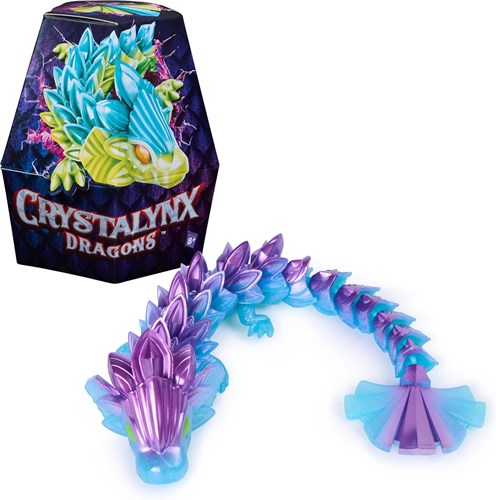 Spin Master figura de dragón juguete Crystal Lynx 23 cm mini figura de acción