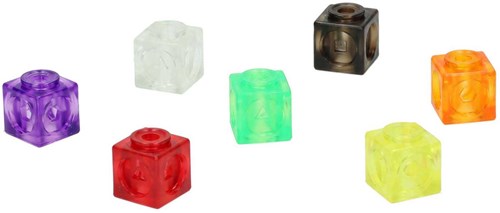 Albatros Hengelsport set de construcción bloques conectores transparentes 75 piezas caja almacenamiento-2