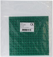 Albatros Hengelsport base de construcción verde 25,5x25,5cm bloques-3