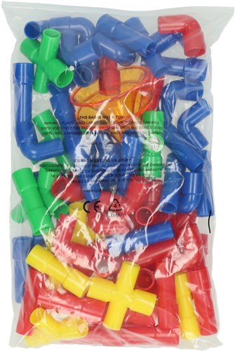 Albatros Hengelsport juguete de construcción Set tubos pipeta trompeta 72 piezas colorido-2