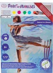 Craft Buddy kit de pintar por números 30x40cm acrílico Dance in Dream