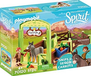Playmobil Snips & Señor Carrots with Horse Stall