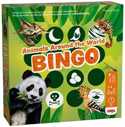 Haba juego - bingo educativo Animals around the world para niños