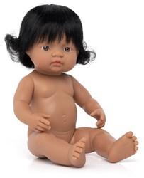 Muñeca Miniland niña latina 38cm - muñeca juguete educativo