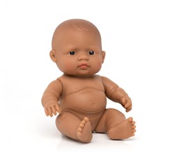Miniland Muñeca bebé - muñeca realista niña latinoamericana 21cm