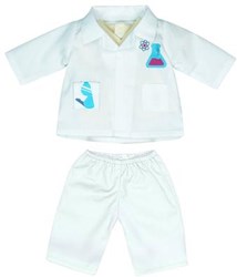 Miniland ropa de muñeca científico 38cm - juguete educativo