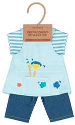 Miniland ropa de muñeca artista - juguete educativo 38cm
