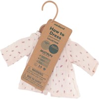 Miniland conjunto ropa muñeca niña 38cm burdeos textil-3