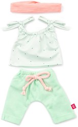 Miniland conjunto ropa muñeca niña 38cm - accesorios moda