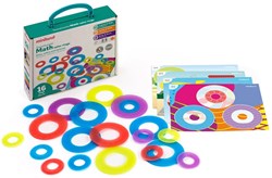 Miniland juguete educativo Lightpad - Math Color Rings - aros de colores