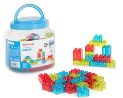 Miniland Lightpad - Bloques juguete educativo transparente