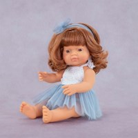 Miniland Muñeca Niña Europea 38cm - Muñeca realista para niños-2