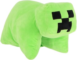 OttoSimon cojín peluche Minecraft 2-en-1 45x28cm verde decoración