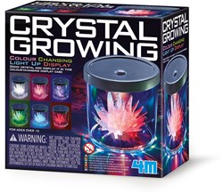 4M Juguete Crece un Cristal - Expositor Luminoso Multicolor