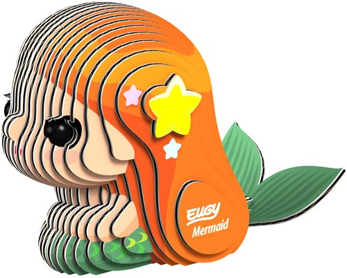 Eugy puzzle 3D sirena - juguete de cartón ecológico