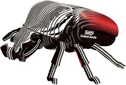 Eugy Puzzle 3D - Escarabajo Goliat - Puzzle de Animales - Juguete Creativo