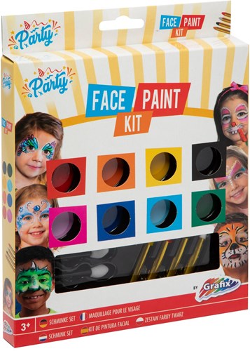 Set de maquillaje grande 16 piezas niños creativo cara