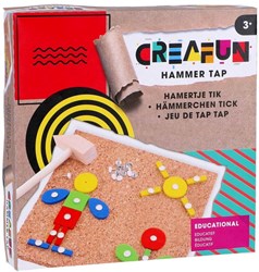 Creafun juego de martillo juguete de madera 74 piezas educativo niños